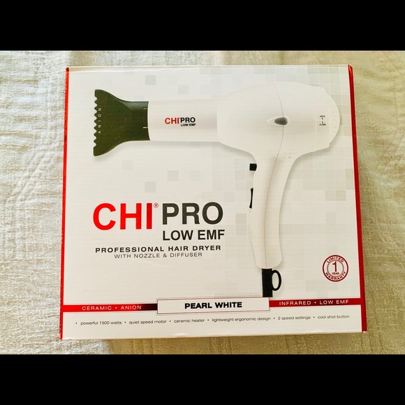 chi pro low emf blow dryer